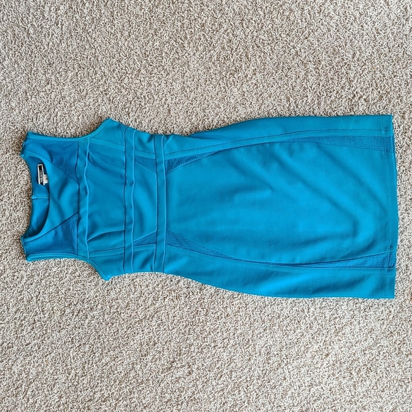 Small Teal Bodycon mini Dress - Picture 1 of 3